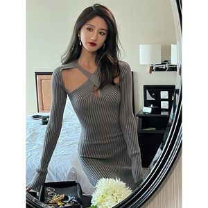 Sweater knit dress